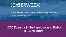 IEEE Experts in Technology and Policy (ETAP) Forum