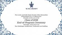 The International B.A. in Liberal Arts: Class of 2016 - End-of-Program Ceremony