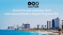 End of the year ceremony 2019, International Master&#039;s Degree Programs TAU