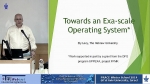 Towards an Exascale Operating System