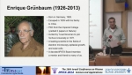 Words in memory of Enrique Grunbaum