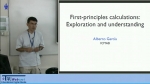 First-principles calculations: Exploration and understanding