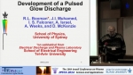 Development of a pulsed glow discharge