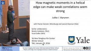 Magnetic Impurity in a Helical Edge Can Make Weak Correlations Seem Strong