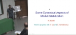 Some Dynamical Aspects of Moduli Stabilization