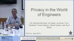 Privacy in the World of Engineers