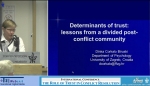 Determinants of trust: Lessons from a divided post-conflict community