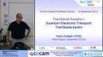 TranSiesta Session I: Quantum Electronic Transport: TranSiesta basics