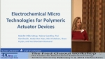 Electrochemical Micro Technologies for Polymeric Actuator Devices