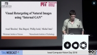 Visual Retargeting of Natural Images using an &quot;Internal GAN&quot;
