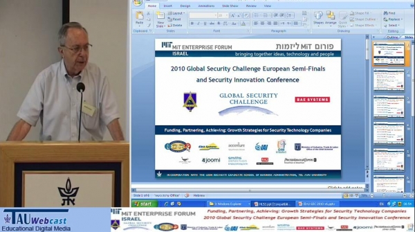 Guest of Honor, former Minister of Defense, Prof. Moshe Arens