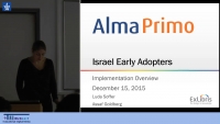 Israel Early Adopters: Implementation Overview (Part 1)